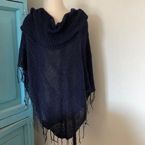 Women’s Cowl Neck Pancho